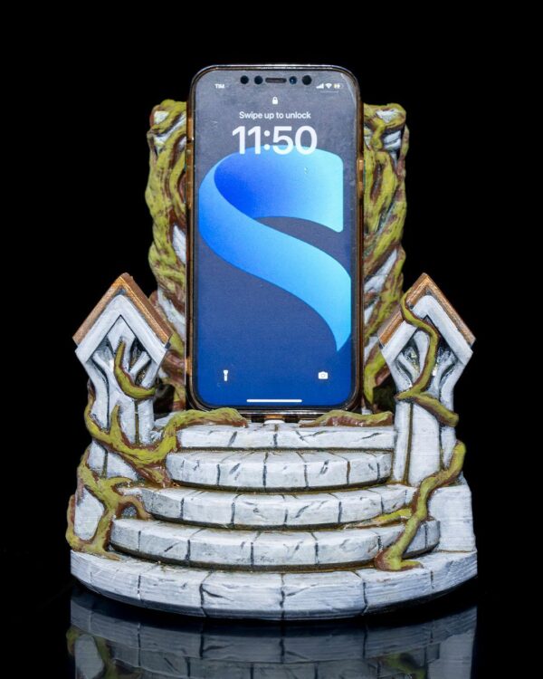 Ancient Gate | Elven Forest Entrance, Fantasy Tabletop Decor, D&D Scenery, Miniature Gateway, Role Playing Game Accessory | Themed Gaming