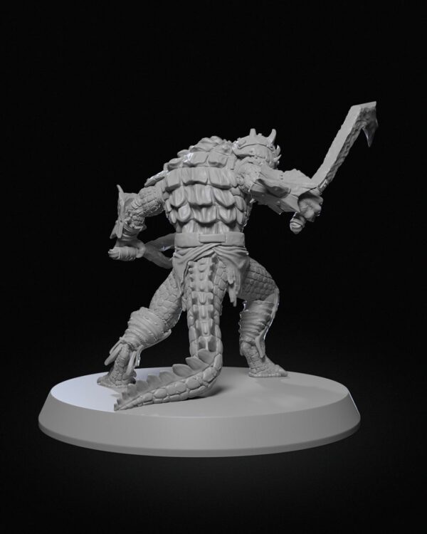 Arak Warrior 02 | Miniature Figure | 3D Printed | Siege of Ravenhold | Tabletop Gaming | Collectible | RPG