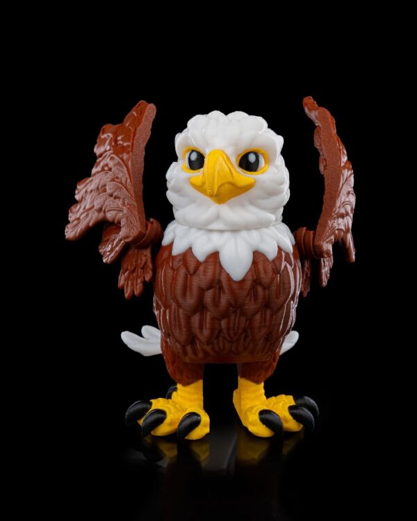 Bald Eagle | 3D Printed Bird Figure, Wildlife Decor, Nature Lover Gift, Tabletop Game Accessory, Animal Figurine | Unique Home Decor