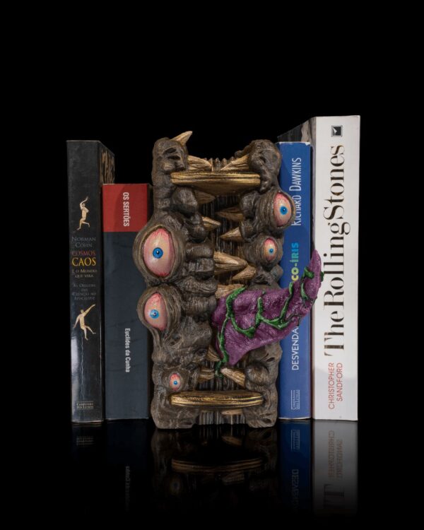 Binded Mimic Book Nook | Unique Bookend, Decorative Shelf, Fantasy Nook, Home Library Decor, Gift For Readers | 3D Printed