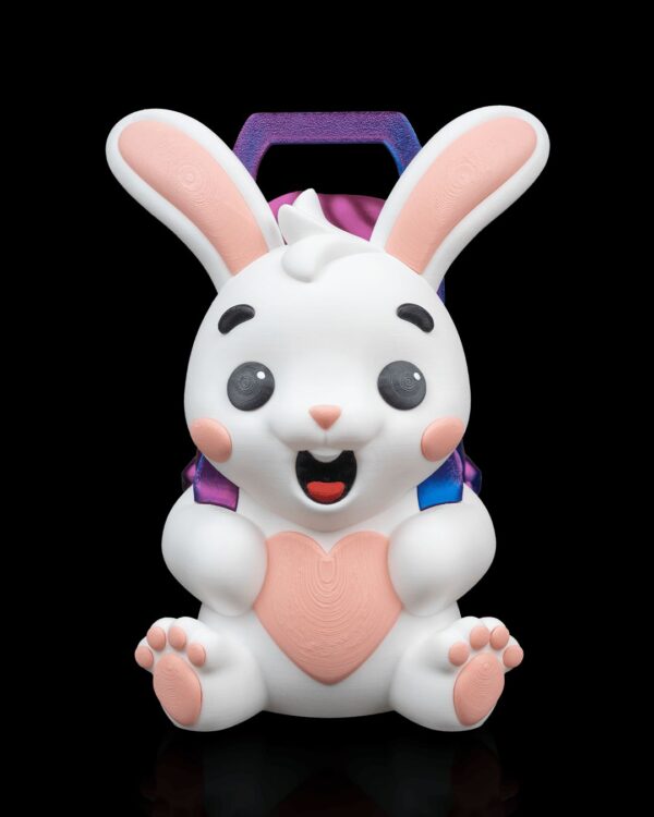 Bunny on the Go | Cute Easter Bunny Decor | Rabbit Sculpture | Seasonal Decor | Easter Baskets | Spring Home Decor | Unique Gift