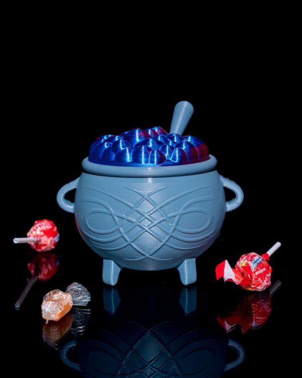 Cauldron Candy Bucket | Halloween Fidget Toy | Trick or Treat Bucket | Spooky Decor | Cute Candy Holder | Seasonal Fidget | Halloween Party