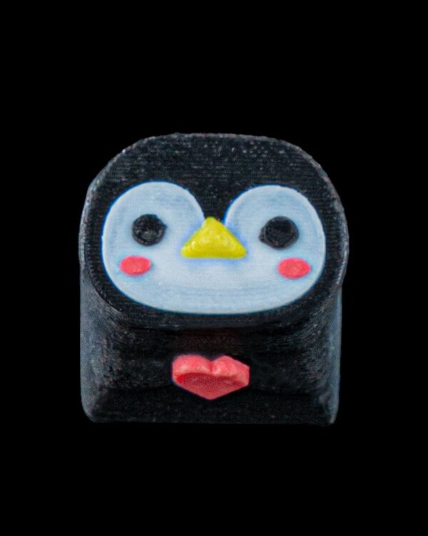 Classic Penguin Keycap | Unique 3D Printed Gadget | Fun Desk Accessory | Typing Fun | Penguin Decor | Gift Idea | Custom Keycap