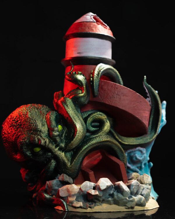 Kraken Dice Thrower - Unique Pirate Chest Dice Holder | Tabletop Gaming | D&D Accessories | RPG Gifts | Gaming Decor | 3D Printed
