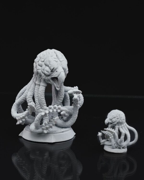 Grell - Enemy | Miniature Figurine | Tabletop Game | D&D Mini | RPG Character | Nostalgia Quest | Collectible