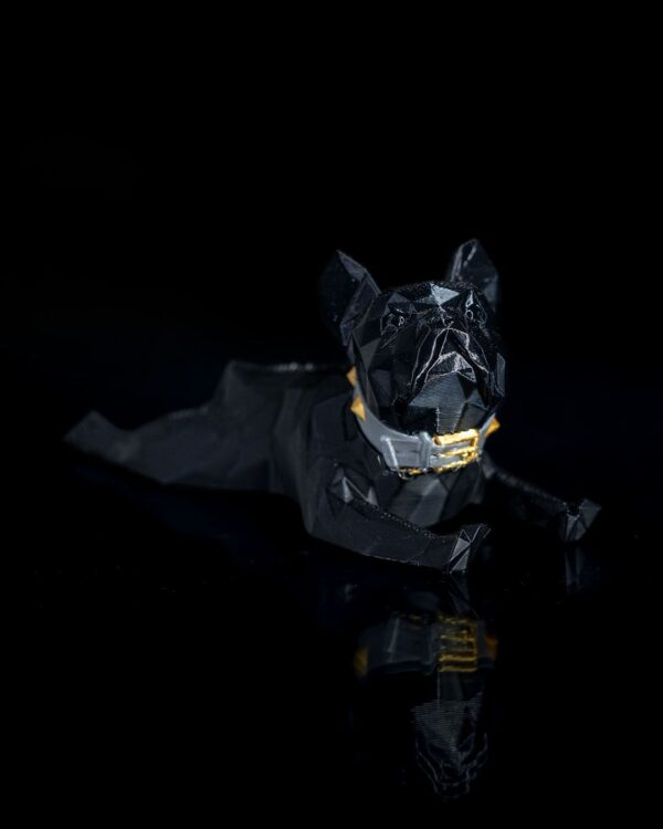 Dennis, the French Bulldog - Playful 3D Print | Unique Pet Sculpture, Dog Decor, French Bulldog Figurine, Pet Lover Gift, Home Accent | Cute Canine Art