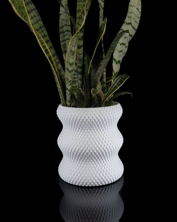 Diamond Flowerpot | Elegant Home Decor | Unique Planter | Modern Household Item | Stylish Indoor Gardening