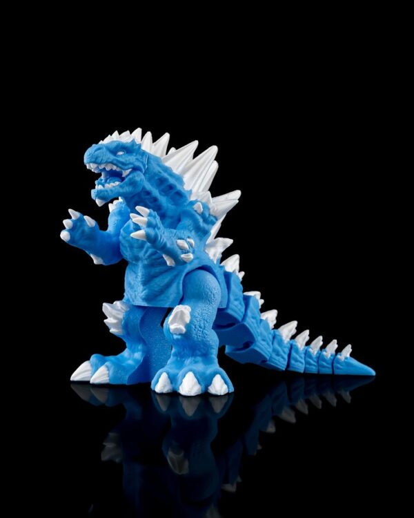 Frostzilla - Seasonal Frozen Guardian | 3D Printed Sculpture, Winter Decor, Unique Gift, Ice Monster, Home Decoration | Cool Art Piece