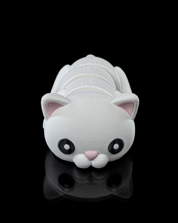 Cute Flexi Cat | Charming Cat Toy, Flexible Cat Figure, Playful Cat Decor, Tabletop Game Piece, Adorable Pet Decor, Miniature Cat, Unique Gift, Animal Lover