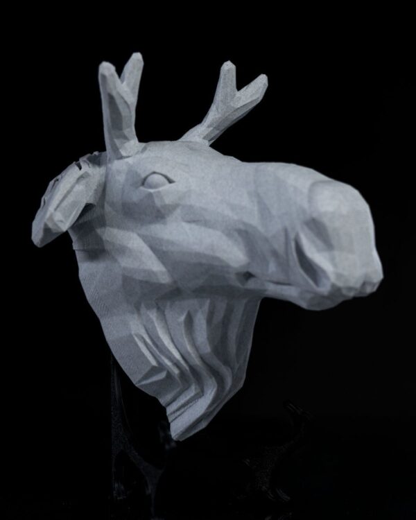 High Elk Wall Light - Unique Household Decor | Bright Art | 3D Printed Elk Lamp | Modern Lighting | Nature Inspired | Home Accent | Gift Idea