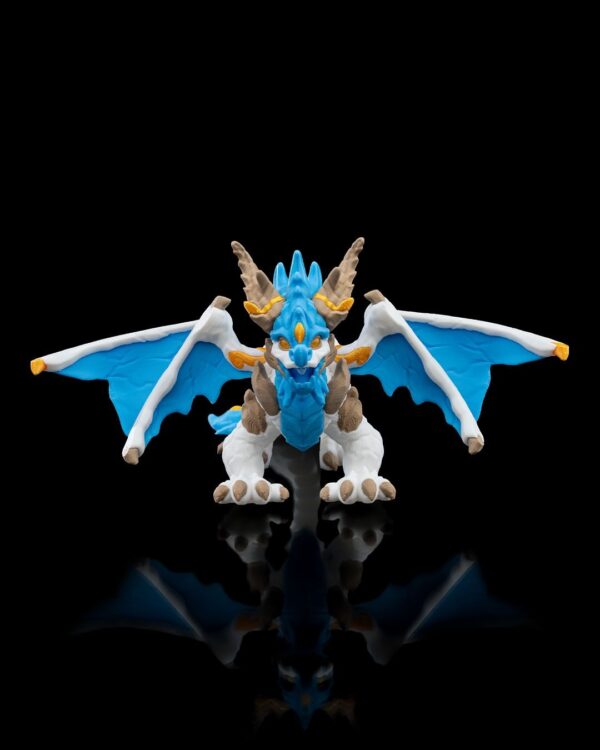 Ice Elemental Dragon - 3D Printed Fantasy Dragon | Tabletop RPG, Gaming Miniature, Unique Gift for Gamers, Dungeons & Dragons, Ice Dragon Figurine