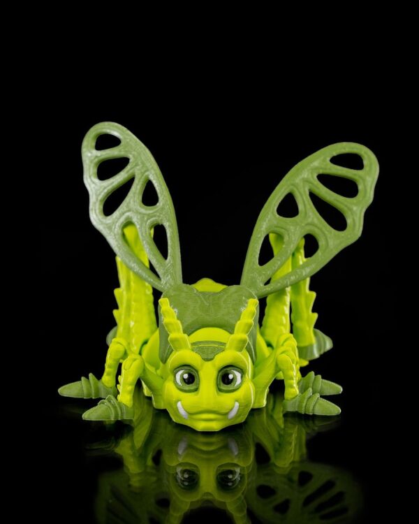 Jimmy Grasshopper - Fun Grasshopper Toy | Tabletop Game Accessory, Unique Gift, Kids Toy, Playful Decor, Grasshopper Figurine