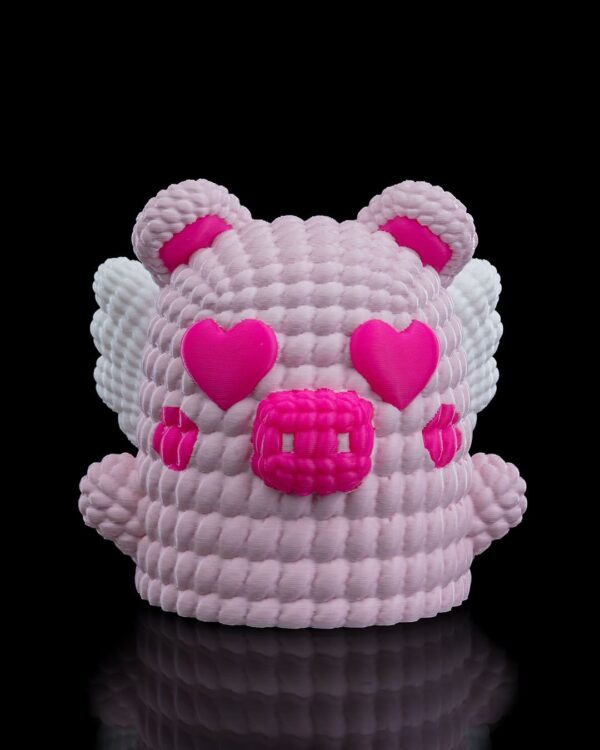 Love CuPig Container | Seasonal | Stitched Love Storage | Cute Pig Storage | Unique Home Decor | Gift Idea for Her | Modern Design