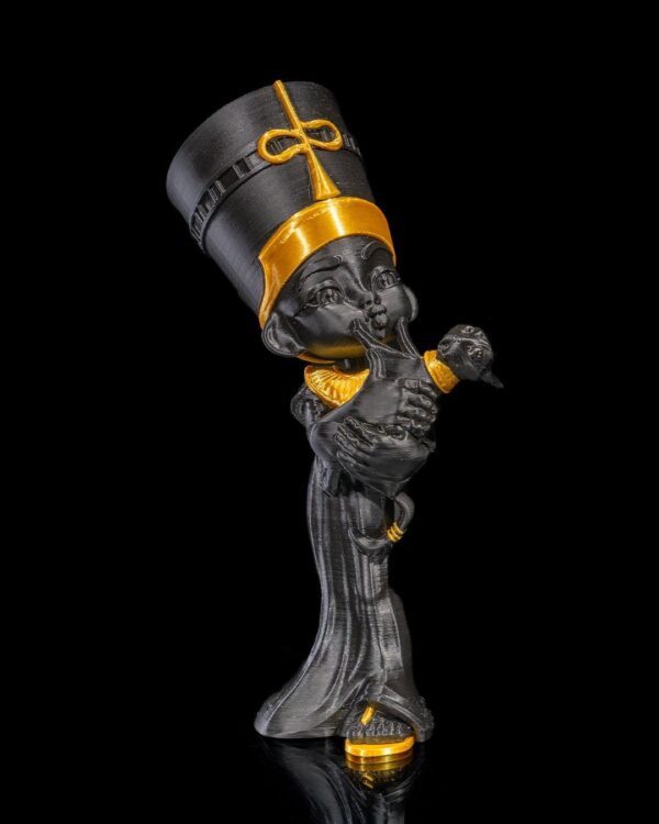 Nefertiti, Cat Lady of Egypt | Art | Monuments of the World | Detailed Cat Sculpture | Unique Home Decor | Egyptian History | Handmade Art | Classic Sculpture