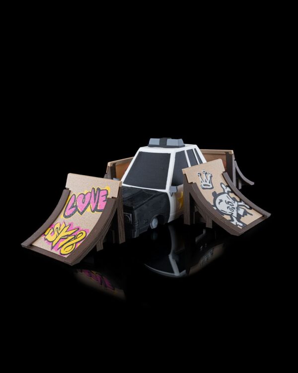 Police Car Toy - 3D Printed Vehicle Model | Tabletop Games | Skate Park Accessory | Unique Gift | Kids Play