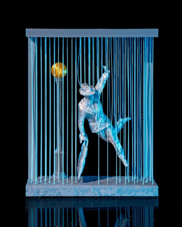 Raining Bliss | Art | Unique Modern Design, Abstract Sculpture, Artistic Gift, Home Decor, 3D Printed Art, Stunning Decoration