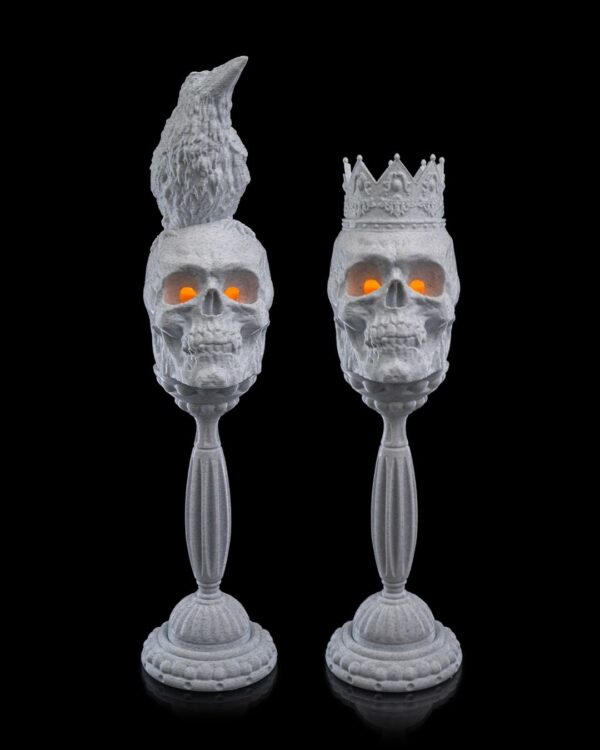 Reaper’s Glow Candle Holder - Spooky Mood Lighting | Halloween Decor | Unique Candle Holders | Seasonal Decorations | Witchy Accents
