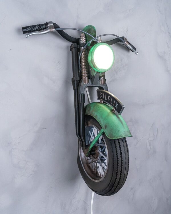 Road Rage Wall Lamp - Stylish Home Lighting | Fuel 'n' Fury | Unique Decor | Modern Wall Art | Household Lighting