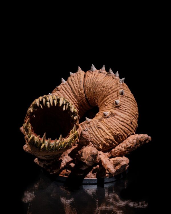 Sandworm | Miniature | Sands of Time | 3D Printed Dune Creature | Fantasy Art Model | Unique Collectible | Home Decor