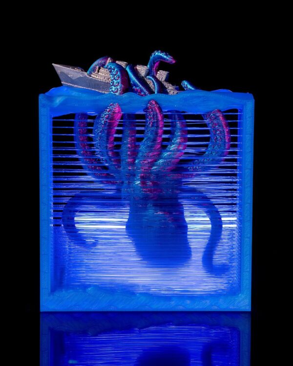 Shipwreck Sculpture | Unique Art Piece, Nautical Decor, 3D Printed Shipwreck, Coastal Home Decor, Beach Art, Artisan Collection