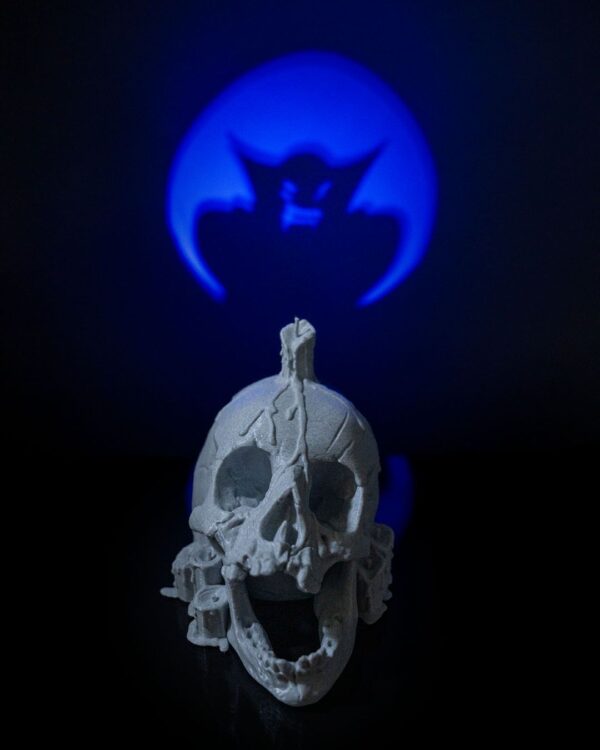 Skull Candle | Spooky Seasonal Decor | Halloween Lights | Home Decor | Unique Gifts | Gothic Candle | Creepy Aesthetic