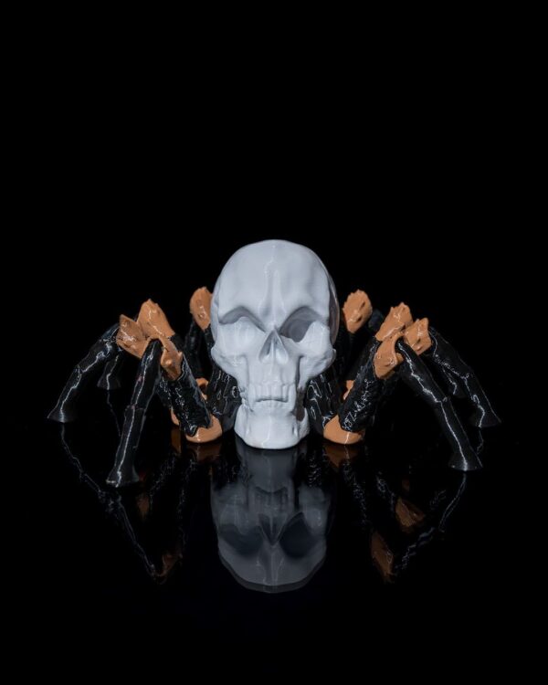 Skull Spider | Halloween Decoration | Scary Skull Art | Gothic Decor | Halloween Party | Creepy Home Decor | Unique Gift