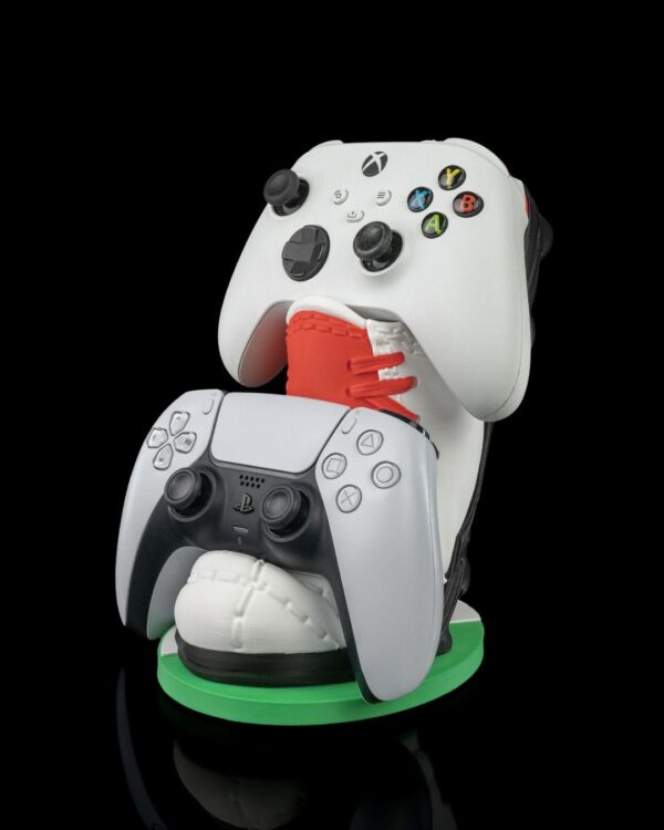 Soccer Shoes Controller Holder | Unique Gadget for Game Lovers | Halftime Gadgets | Soccer Accessories | Gaming Decor