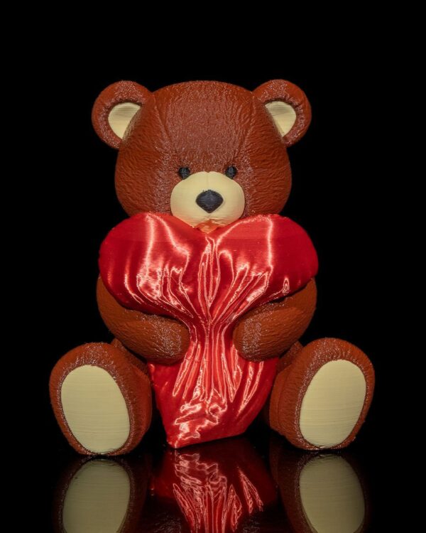 Soft Teddy Bear | Adorable Valentine's Gift Plush | Cute Stuffed Animal | Seasonal Decor | Loveable Valentine's Teddy