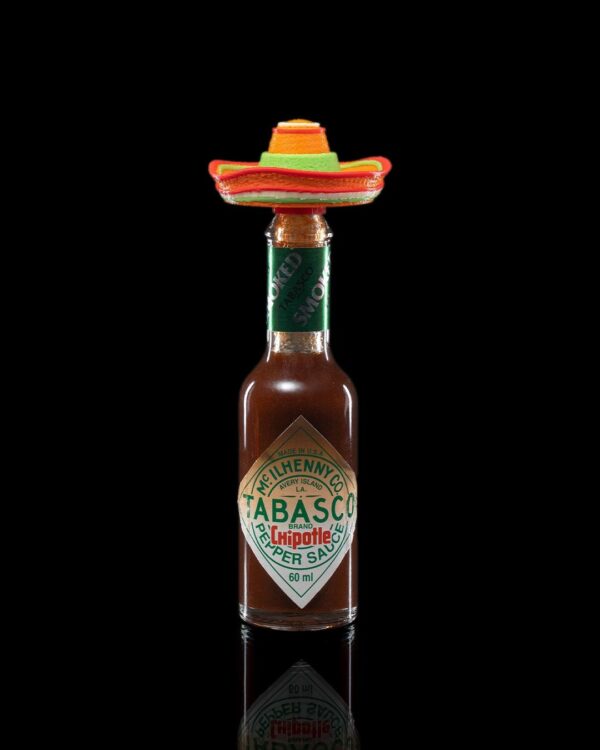 Sombrero Keychain & Tabasco Topper | Fun Accessories | Costume | Keychain | Unique Gift | Fiesta Decor | Mexican Culture