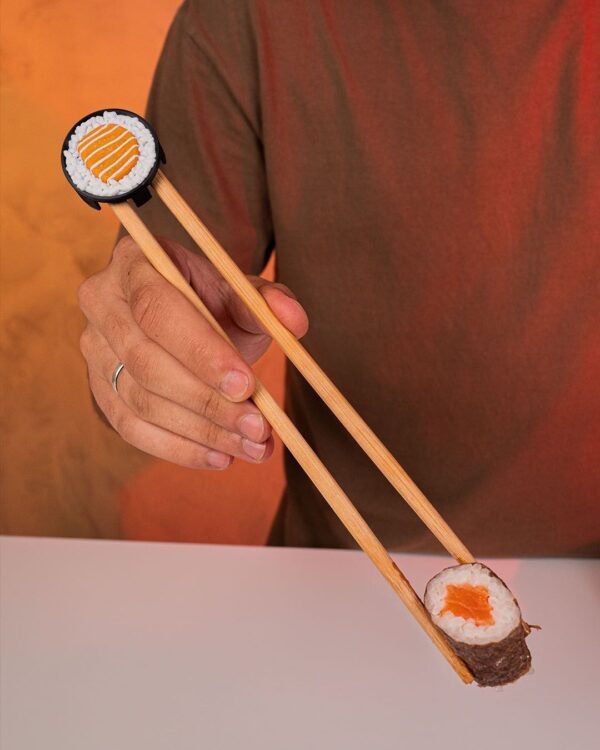 Sushi for Hashi Chopstick Helper | Bamboo Chopstick Rest, Household Gadget, Kitchen Accessory, Dining Tool, Sushi Art, Gift Idea | Unique Gift