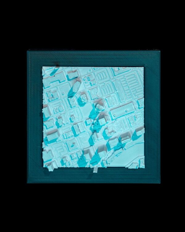 3D City Frames – Tampa | Educational 3D City Art | Unique Home Decor | Tampa Wall Art | Learning Tool | Gift for Kids | Interactive Art