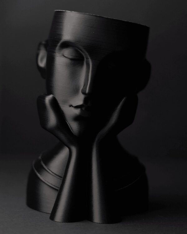 Face Vases | Unique Design Home Decor | 3D Printed Art | Contemporary Vase | Gift Ideas | Stylish Planter | Modern Sculpture