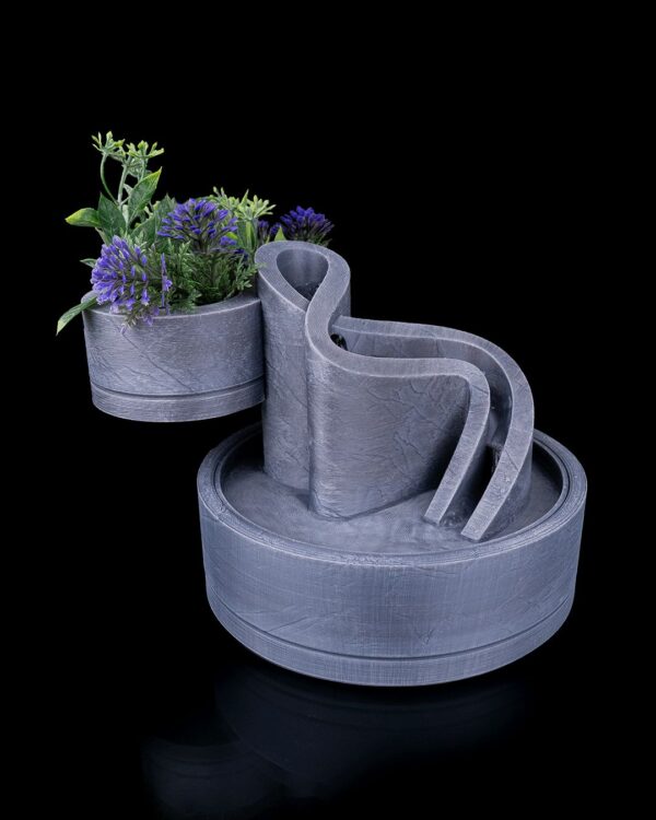 Current Calm Tabletop Fountain & Planter | Indoor Water Feature | Home Oasis | Table Decor | Relaxing Gift | Zen Garden | Unique Home Decor