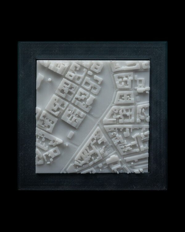 3D City Frames - Krakow | Educational | 3D City Frames VI | Unique Home Decor | Cityscape Art | 3D Printed Frame | Gift Idea | Modern Design