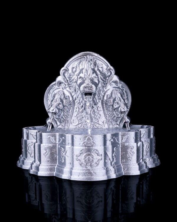 Lion's Courage Tabletop Fountain | Household Water Feature, Zen Decor, Home Oasis, Relaxation, Garden, Indoor Fountain, Unique Gift