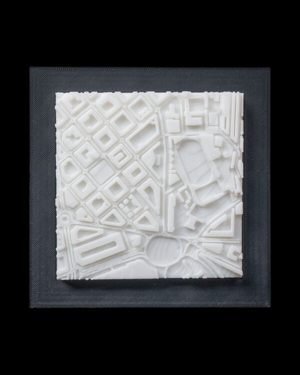 3D City Frames - Pamplona | Educational 3D Print Model | Cityscape Decor | Interactive Learning | Unique Gift
