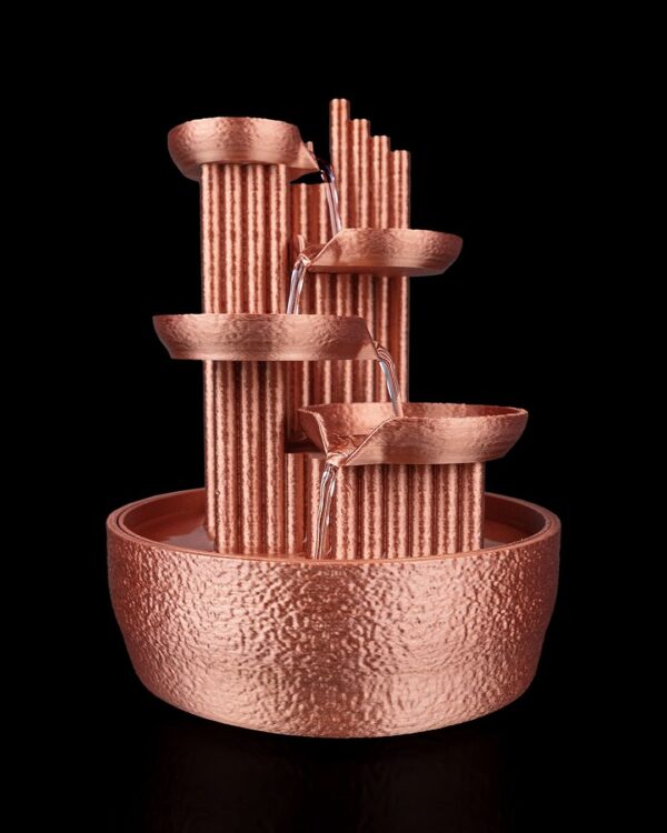 Quiet Principle Tabletop Fountain | Household Decor | Home Oasis | Unique 3D Printed Fountain | Relaxing Water Feature | Desk Ornament | Gift Idea
