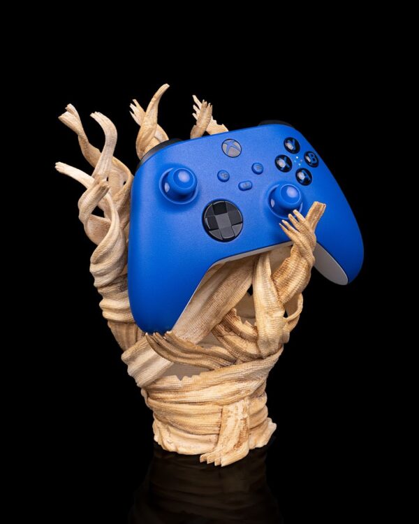 Tomb Holder - Controller Holder | Unique Gaming Gadget, Game Controller Stand, Desk Organizer, Game Room Decor, Helping Hands Holder, Fun Desk Accessory | Gamer Gift