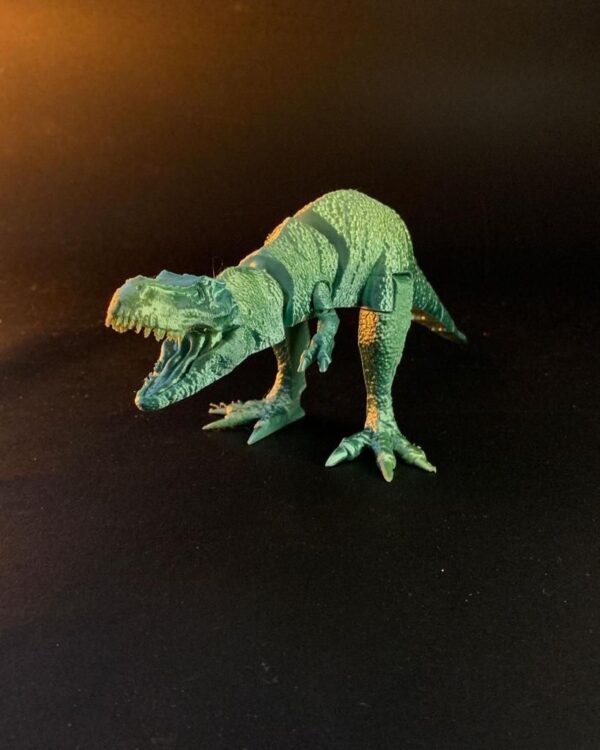 T-Rex Art | No Drop from Stlflix | Unique Dinosaur Sculpture | 3D Printed Fossil | Home Decor | Jurassic Park | Fossil Art | Gift Idea