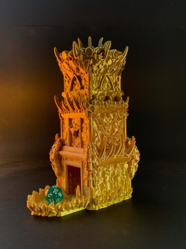 Orc Dice Tower | Fantasy Tabletop Accessory, Unique Orc Design, Gaming Tower, Dice Rolling, Dungeons & Dragons, RPG, Tabletop Gaming | Perfect for Game Nights
