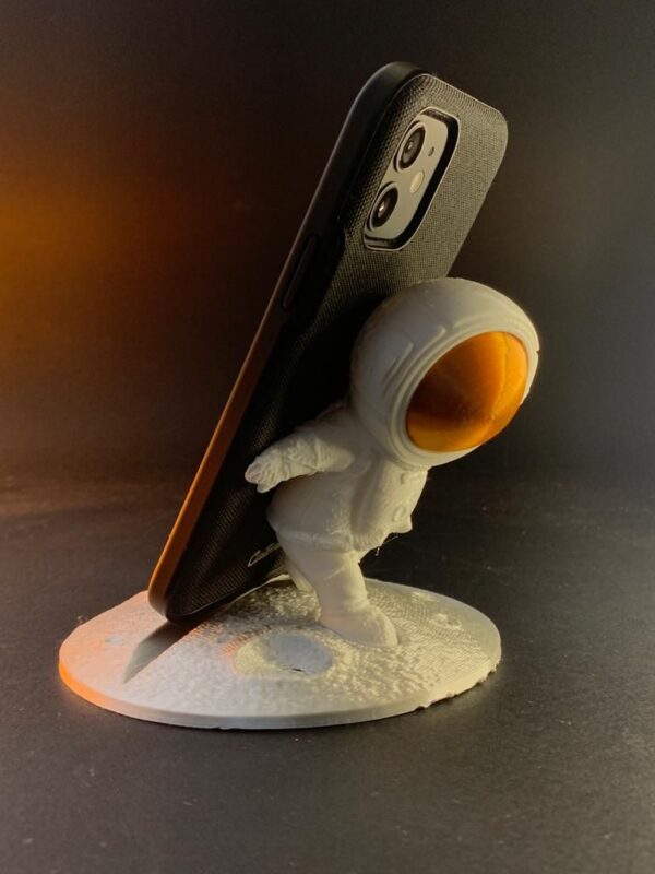 Astronaut Phone Holder | Unique Desk Gadget | 3D Printed | Space Decor | Phone Stand | Astronaut Gift | Home Office