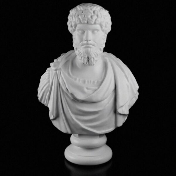 Lucio Vero Modern Portrait | Unique 3D Bust, Roman Emperor Sculpture, Home Decor, Historical Figure, Art Piece, Gift Idea
