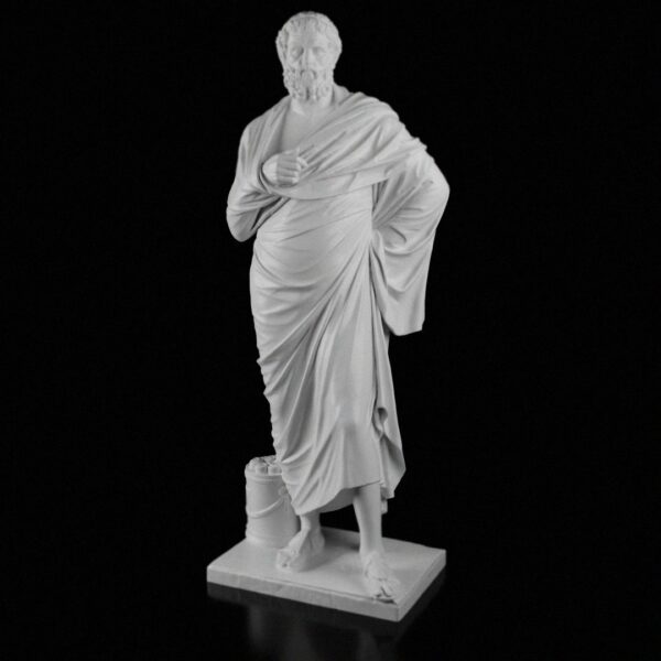 Sophocles Statue | Ancient Greek Drama | 3D Printed Sculpture | Unique Home Decor | Gifts for Literature Lovers