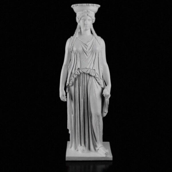 Caryatid C - 3D Printed | Erechtheion Acropolis Statue, Ancient Greek Figure, Home Decor, Unique Sculpture, History Art, Greek Architecture
