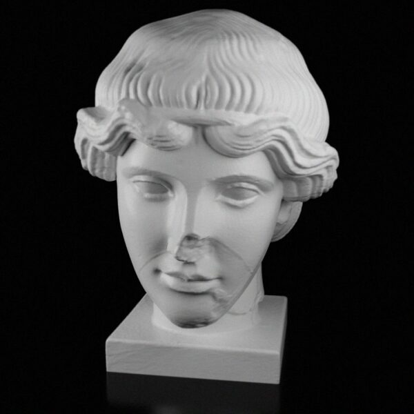 Head Of Orpheus - Layer Shift Glitch | Big Orpheus Bust, Head Sculpture, Bust Decor, Greek Mythology Sculpture, Classic Bust, Home Decor | Unique Gift