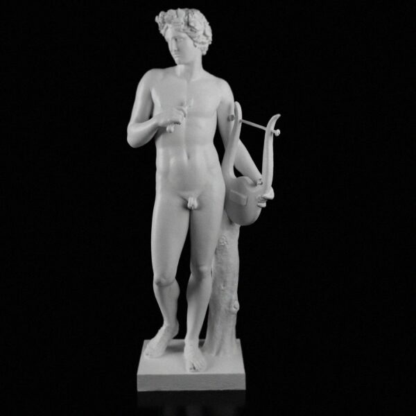 Apollo by Bertel Thorvaldsen | Classic Greek God Sculpture | Neoclassical Statue | Museum Replica | Home Decor | Office Art | Unique Gift