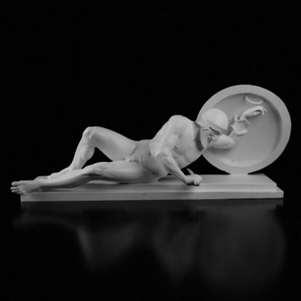 Aphaia Wounded Warrior | Ancient Greek Sculpture | 3D Printed Art | Home Decor | Unique Gift | Historical Statues