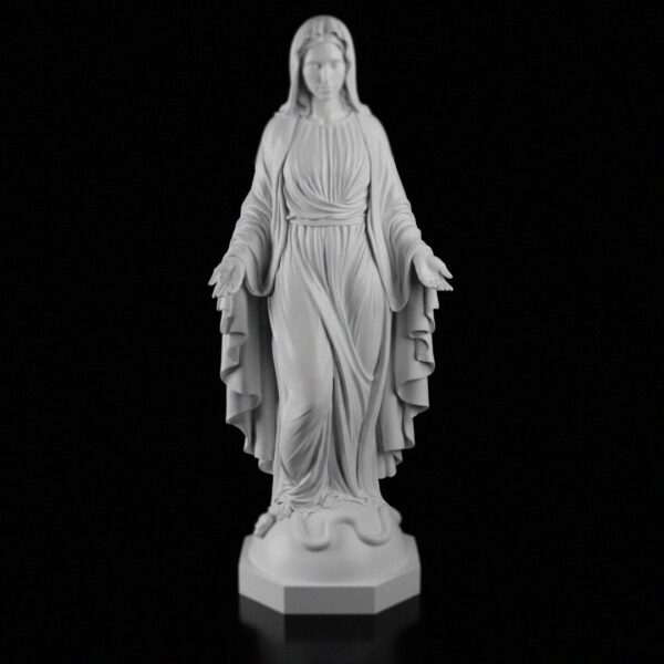 Mary 2 | Elegant Marble Statue | Antique Figure | Home Decor | Religious Art | Christian Gift | Handcrafted Sculpture