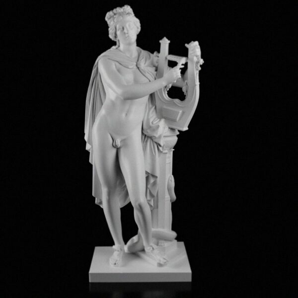 Kitharode Apollo | Ancient Greek Musician Statue | 3D Printed Art | Home Decor | Gift for Music Lover | Unique Sculpture